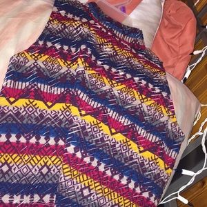 Cute turtleneck tank top w/ zip up back